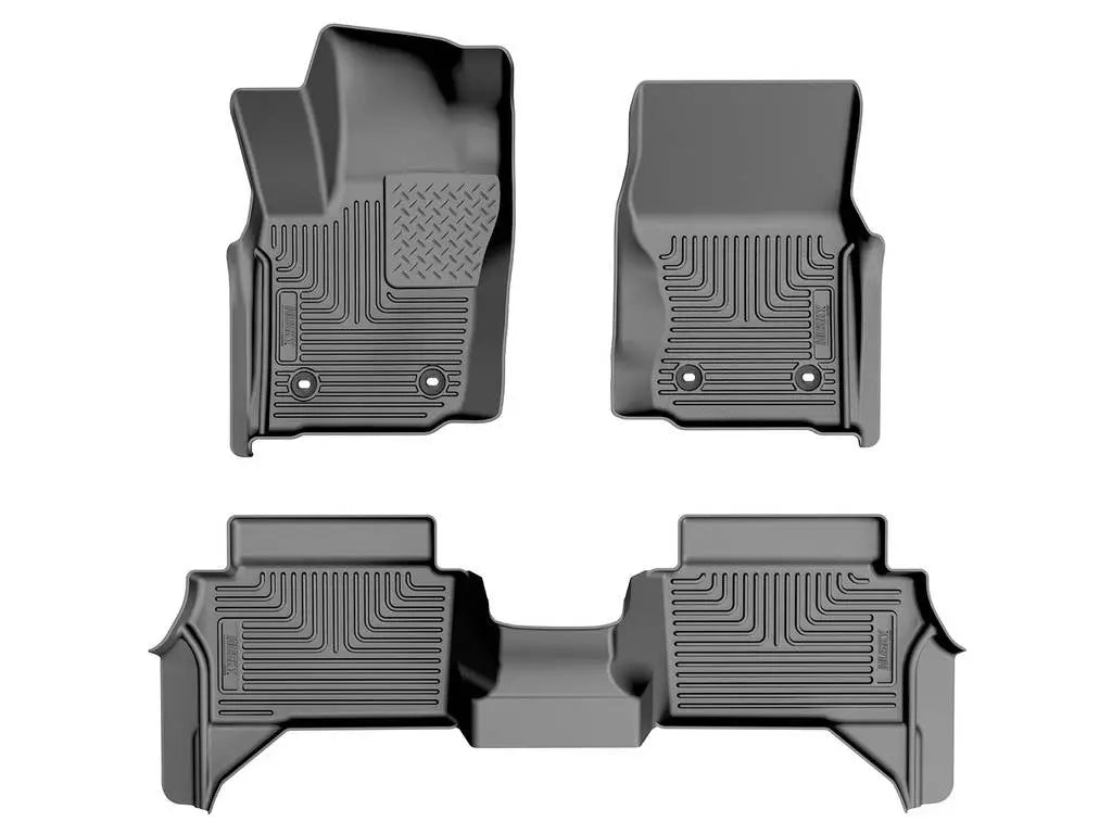 Huskyliner WB Front & Second Seat Floor Liner for Toyota Tacoma 2024-2026