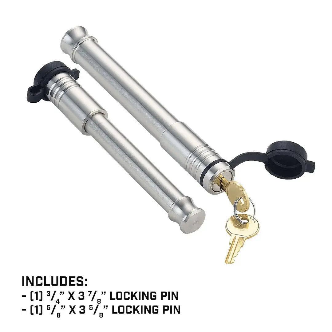 GEN-Y Hitch 61495 2-Pack Mixed 3.0 Keyed Aluminum Locking Hitch Pin Set