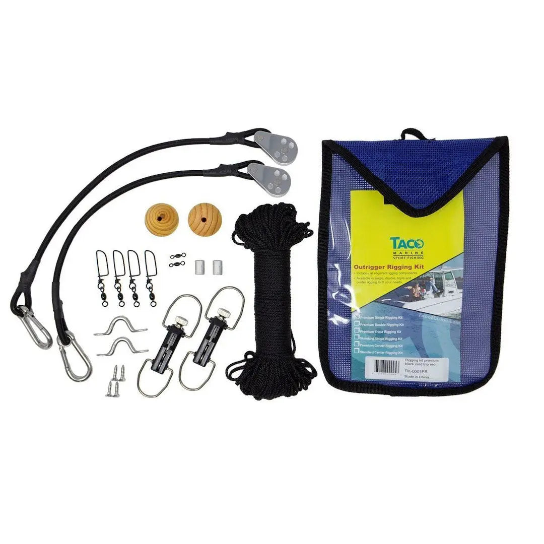 Taco Metals Premium Black Rigging Kit - Part Number RK0001PB