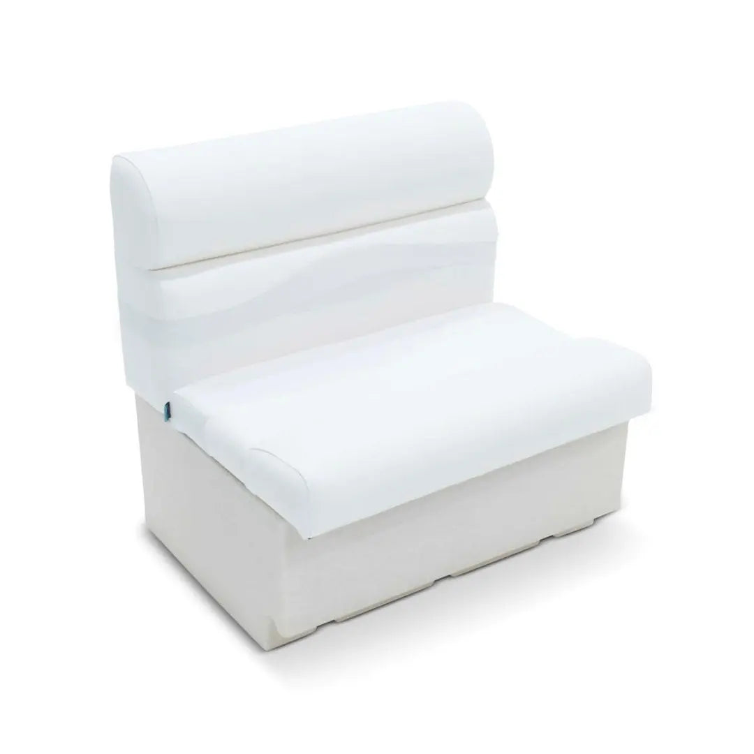 Taylor Made LCI 30' Bench Seat in White - Durable Marine Seating Solution