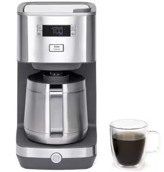 GE Appliance G7CDABSSTS 10-Cup Drip Coffee Maker with Single-Serve Option