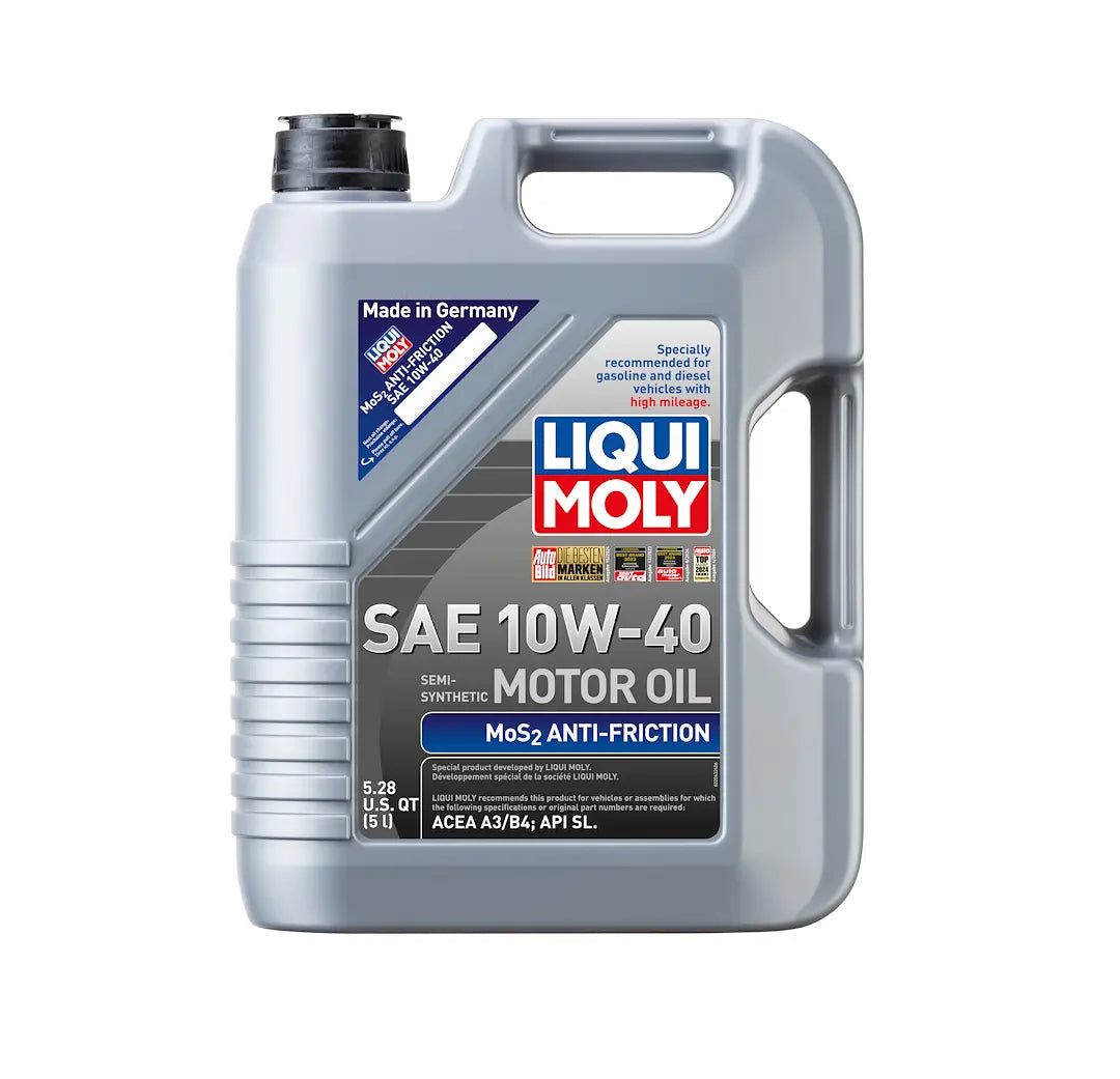 LIQUI MOLY MOS2 Antifriction Motor Oil 10W-40 - High-Performance Engine Lubricant