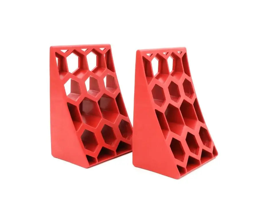 Weigh Safe WSWCS Wheel Chock Set (2 Chocks) for Vehicle Stability and Safety