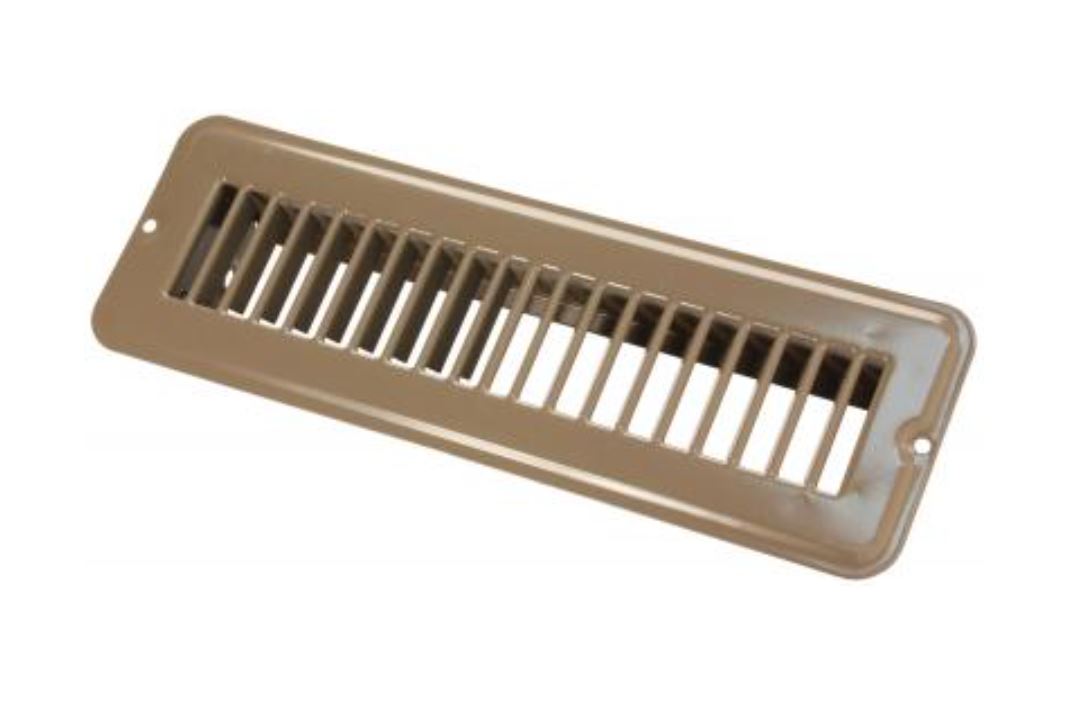 JR Products 0228935 2 x 10 Floor Register in Metal Brown