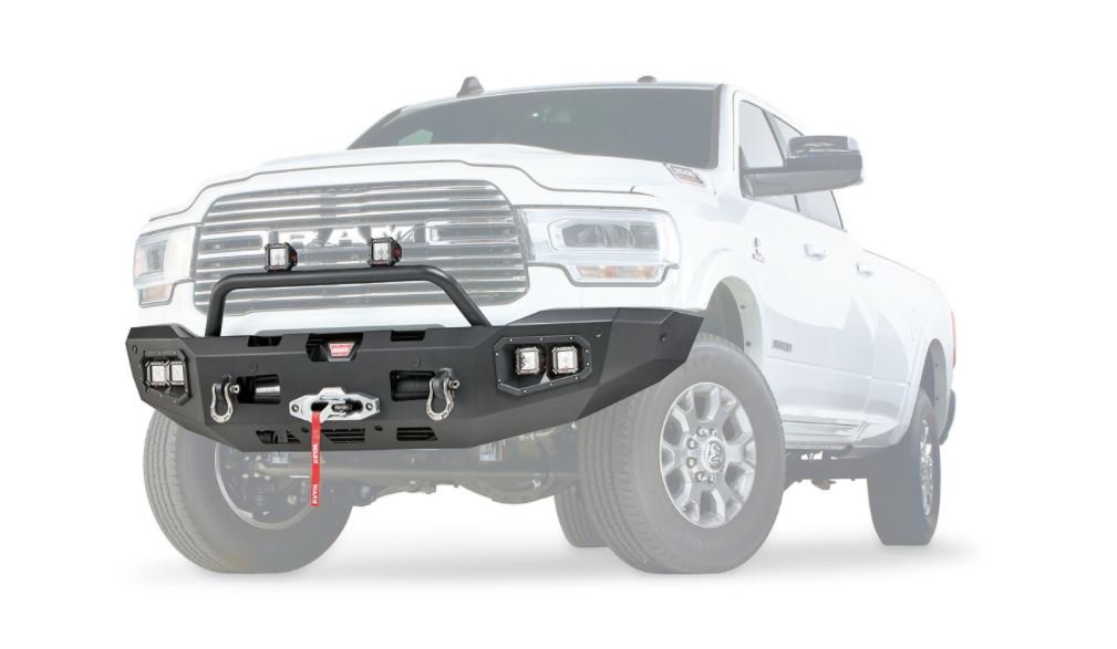 WARN Industries Front Bumper Assembly Kit for 2019 RAM Heavy Duty – Part Number 104256
