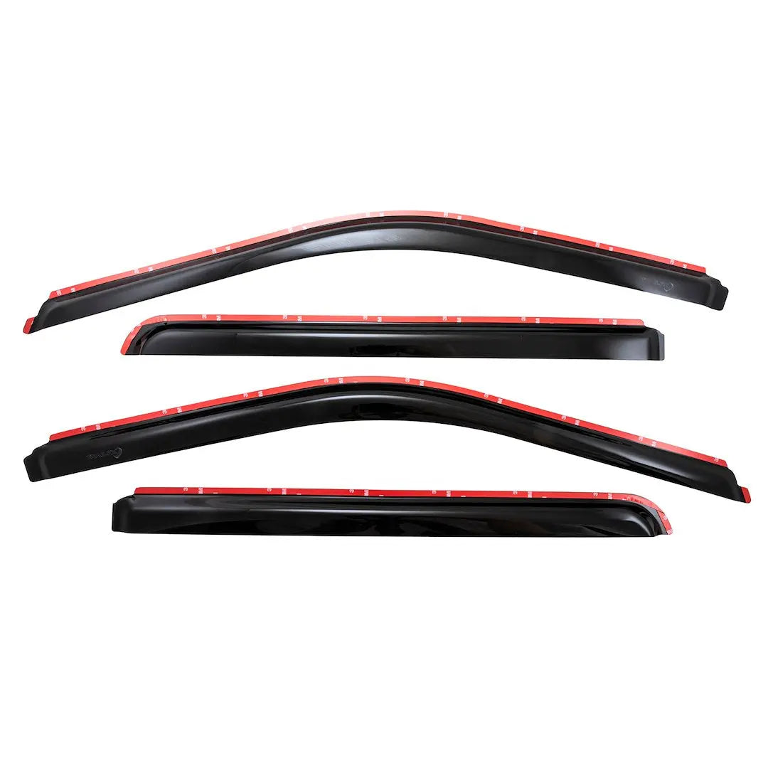 TRAILFX TFX Inchannel Window Vents Smoke 4-Piece for Ford F-150 (2015-2024)
