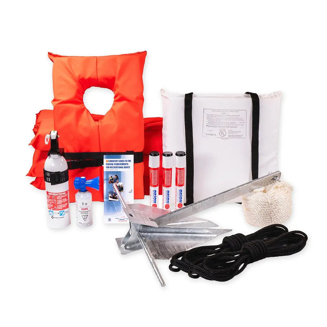 KJM Boat Safety Kit Small for Up to 19 Feet – Model 42100