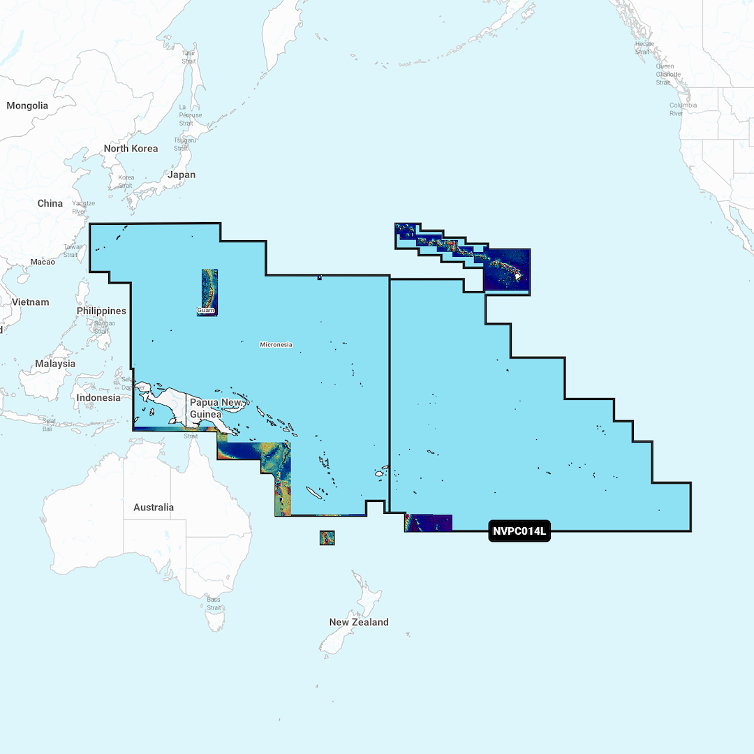 Garmin Carto PACIFIC ISLANDS Navionics VI - Part Number 010C127900