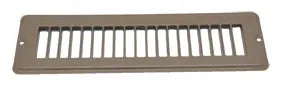AP Products 2-1/4 x 10 Brown Face PLA - Durable Plastic Laminate Panel