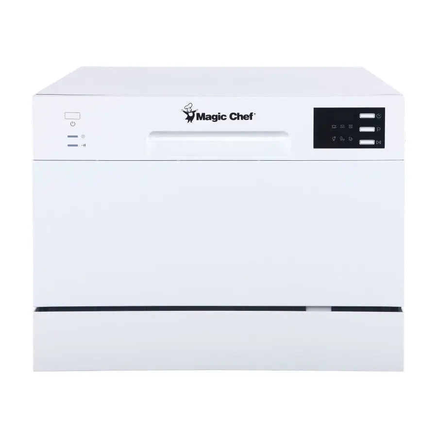 Magic Chef MCSCD6W5 6-Place Setting Countertop Dishwasher