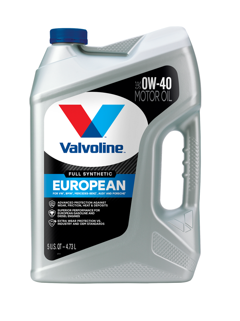 Valvoline Euro Full Synthetic 0W-40 Motor Oil - 3.5 Quart Bottle