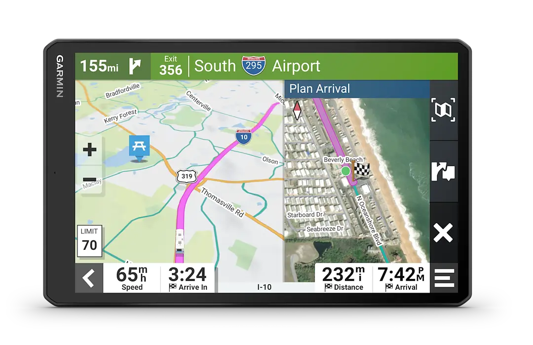 Garmin Electric RV 1095 Navigator GPS Device with Touchscreen Display