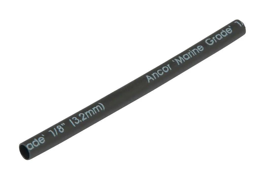 ANCOR 1/8" x 3' Black Heat Shrink Tubing – Durable Vinyl Insulation for Electrical and Automotive Applications