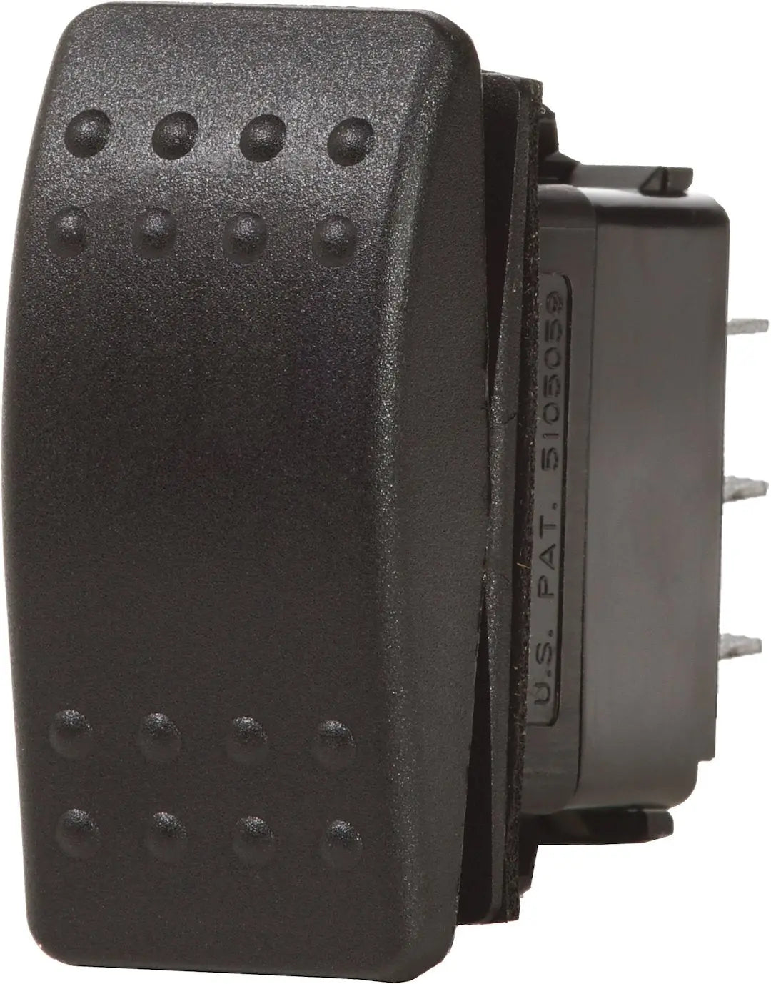 Blue Sea Systems Contura2 DPDT Switch (ON)-OFF-(ON) Black - Part No. 7938BSS
