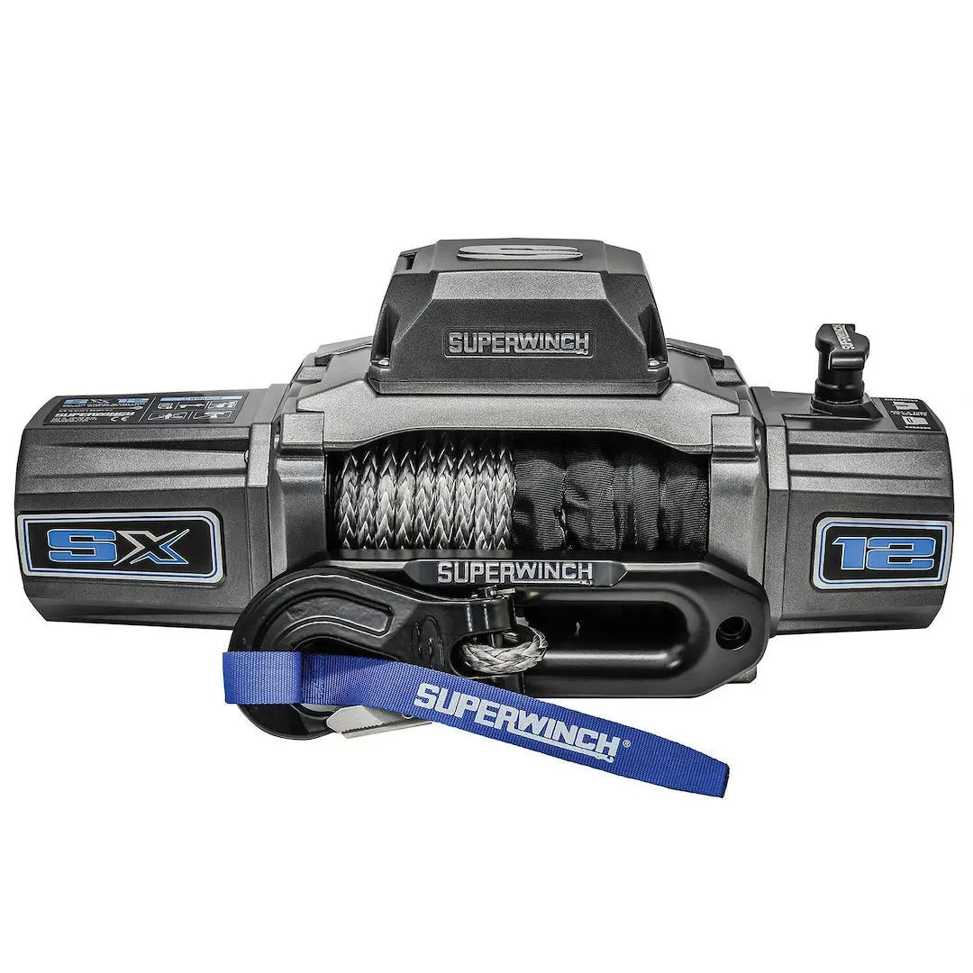 Superwinch SX 12000SR Winch - Heavy-Duty Electric Winch for Off-Road and Utility Applications