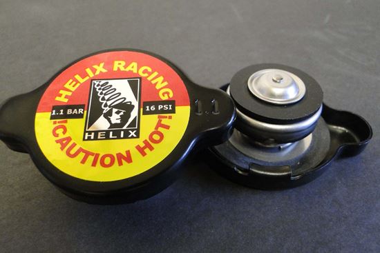 HELIX RACING Radiator Cap 1.1 Bar Black - Part Number 2121112