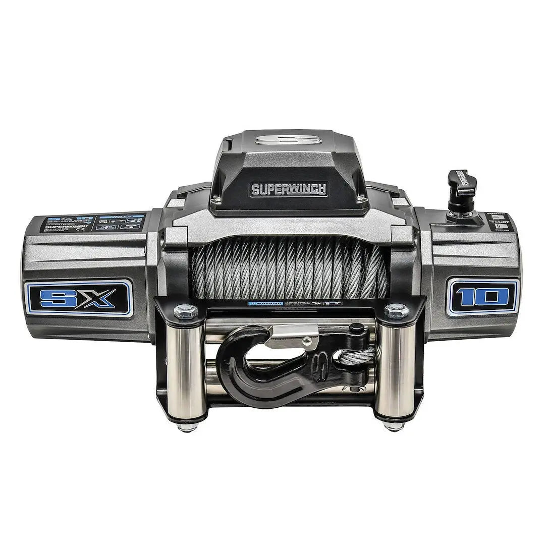 Superwinch 1710200 10,000 lbs. 12V DC Winch with 3/8 Inch x 85 Feet Synthetic Rope