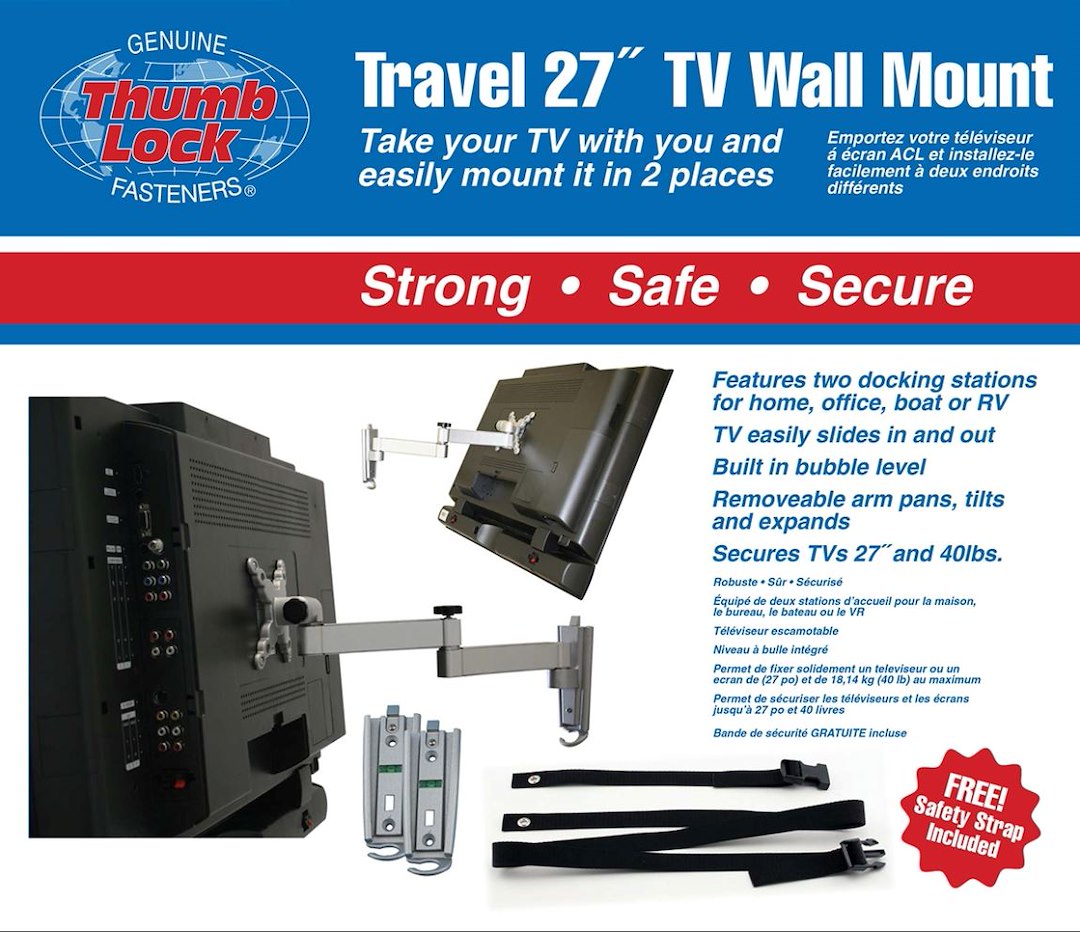 READY AMER MRV3500 LCD TV Wall Mount – Universal Flat Screen Mounting Bracket for 32-55 Inch Televisions