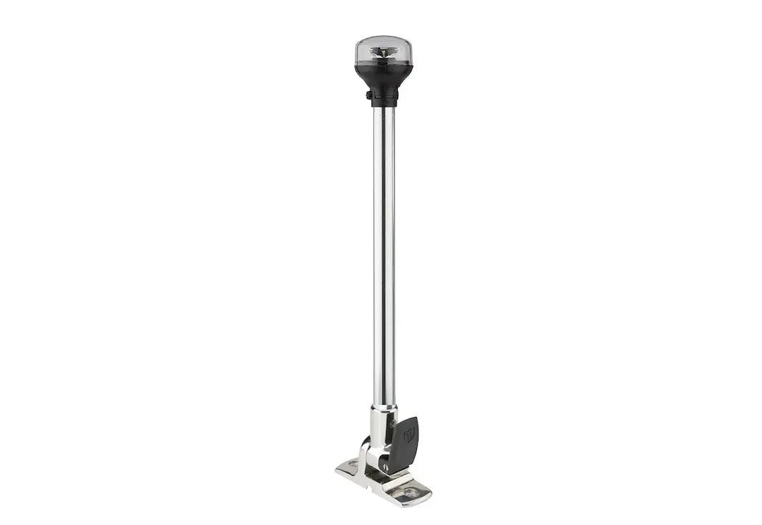 Attwood Mari ASM-LT LED Full-Size 24-Inch Flush Mount Dock Light with Stainless Steel Frame