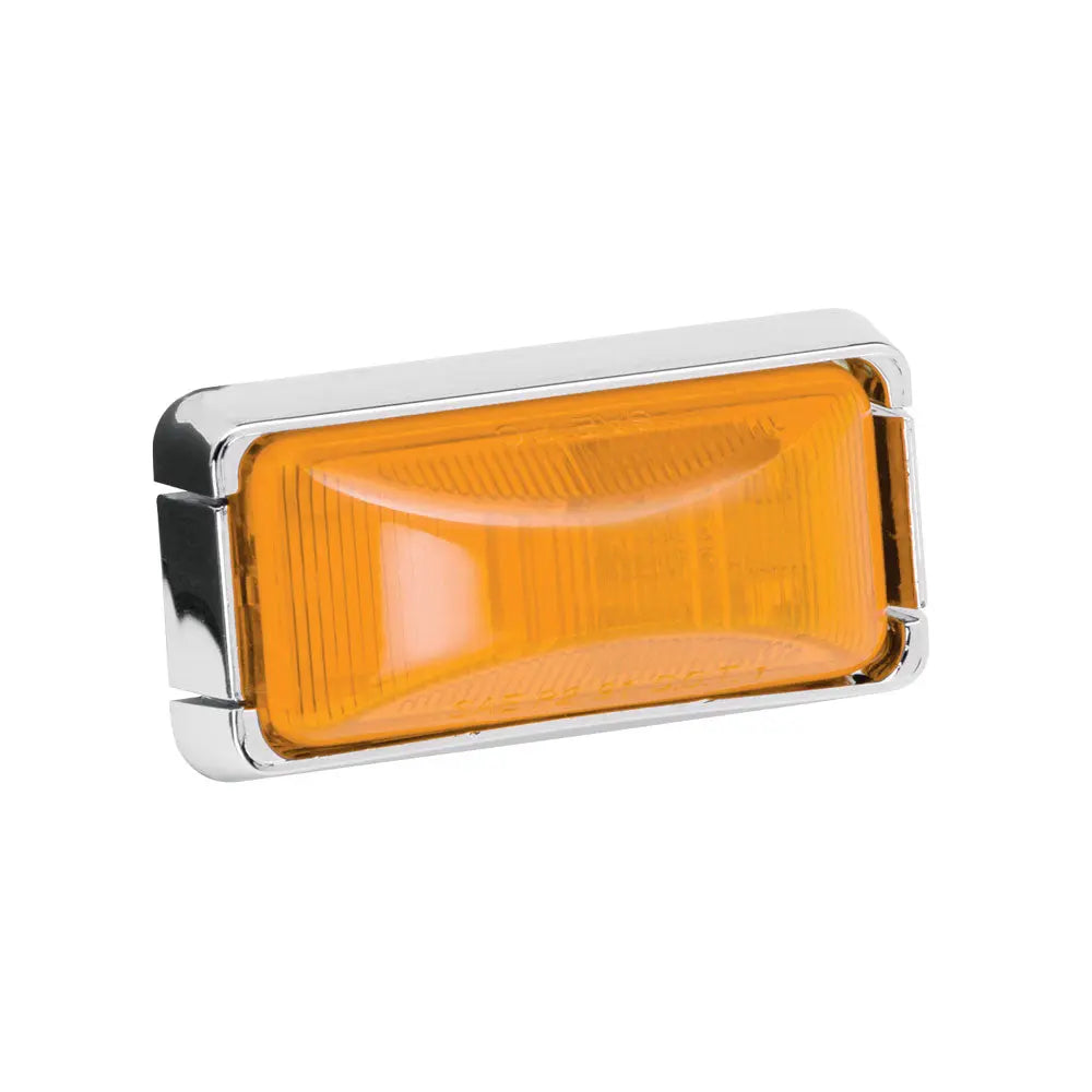 WESBAR CLR Lens #37 Amber Chrome BS (Part Number 203294)
