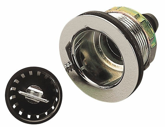 Sea Dog Sink Drain with Strainer, Straight - Part Number 5175261 by SEA DOG