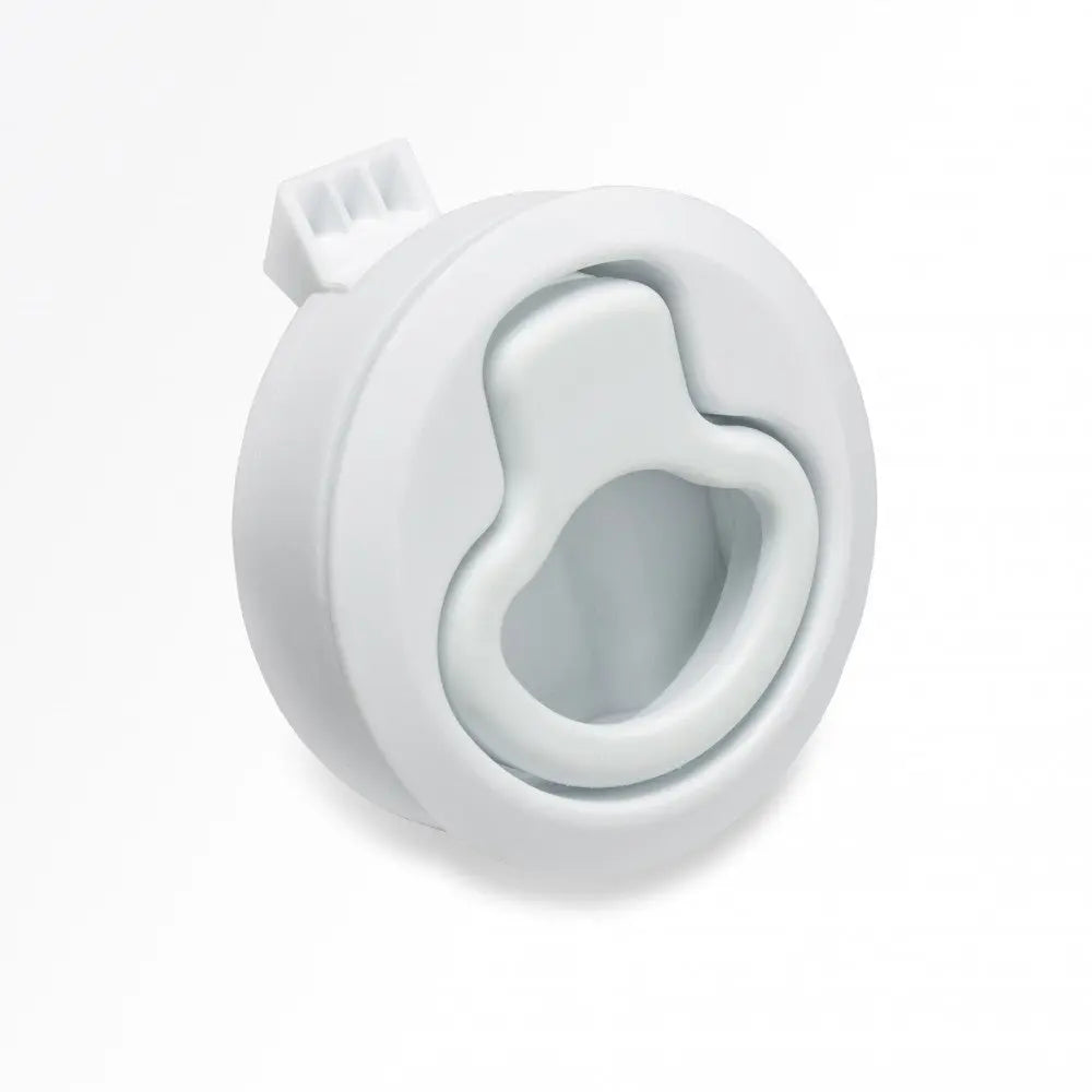 WhiteCap Industries White Nylon Non-Locking Slam Latch (Part #3227WC)