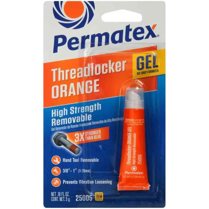 PermTX-Lockt High Strength Removable Orange Thread - Part Number 25005