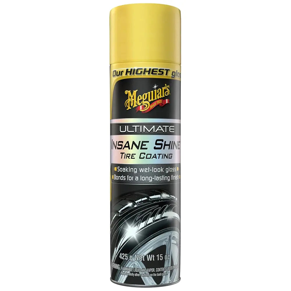 MEGUIARS WAX Ultimate Insane Shine Tire Coating G190315 for Long-Lasting Tire Protection and Gloss