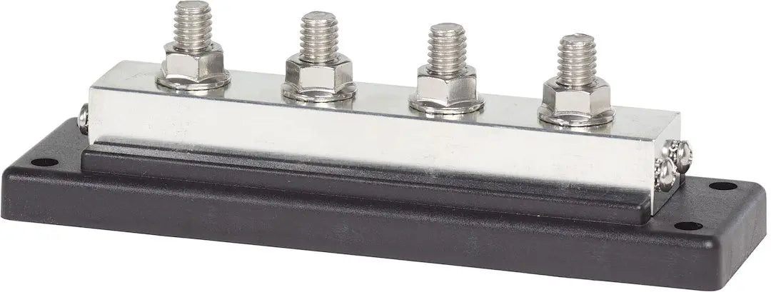 Blue Sea PowerBar 4X 3/8-16 Stud T - Heavy-Duty Electrical Terminal for Marine and RV Applications