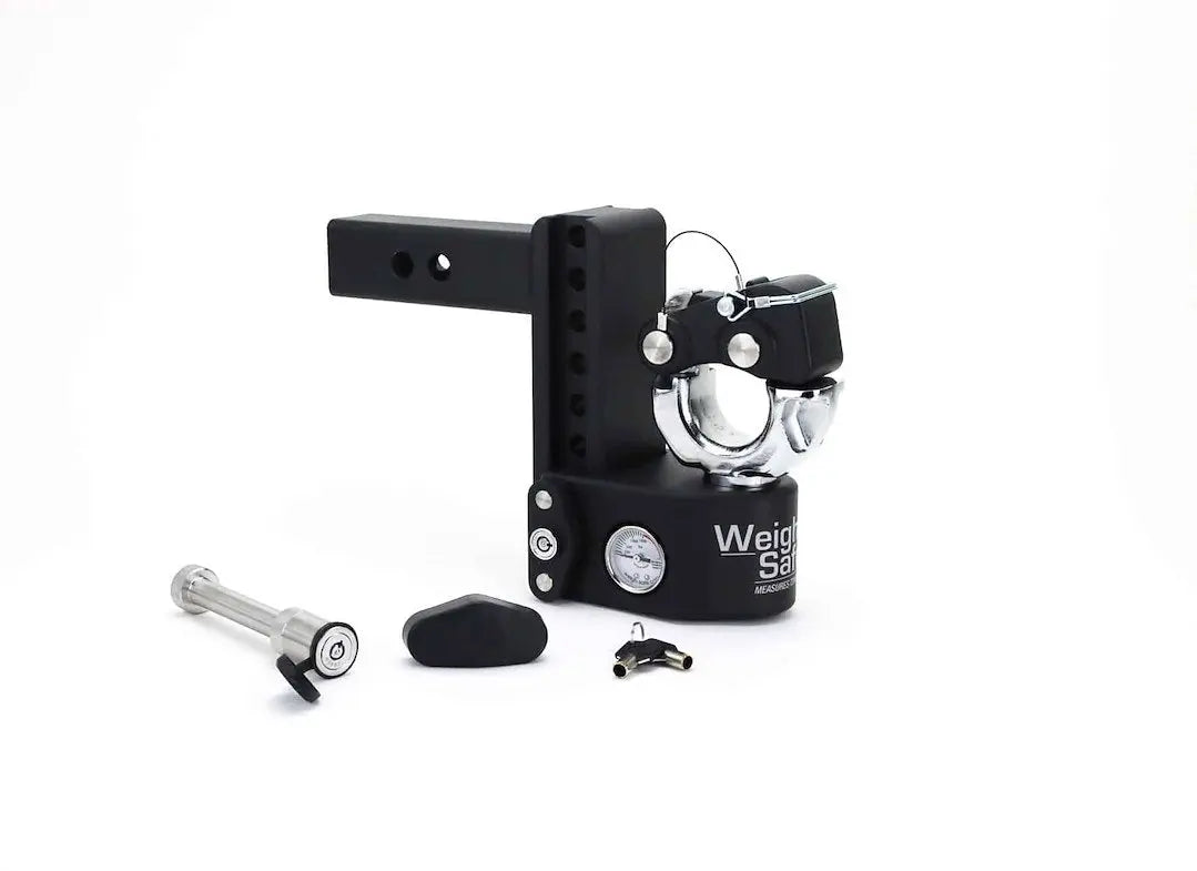 Weigh Safe Steel Drop Hitch with 6' Drop and 2' Shank – Durable Trailer Hitch for Precise Load Management