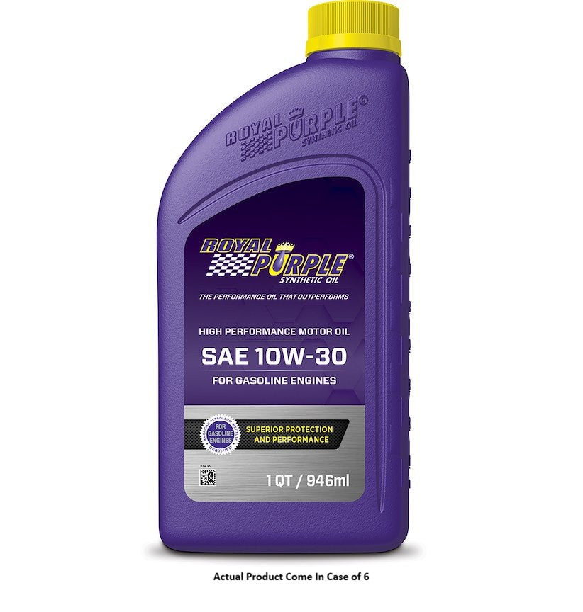 Royal Purple RP Series SAE 10W-30 Synthetic Motor Oil, 6-Pack, Part Number 01130C