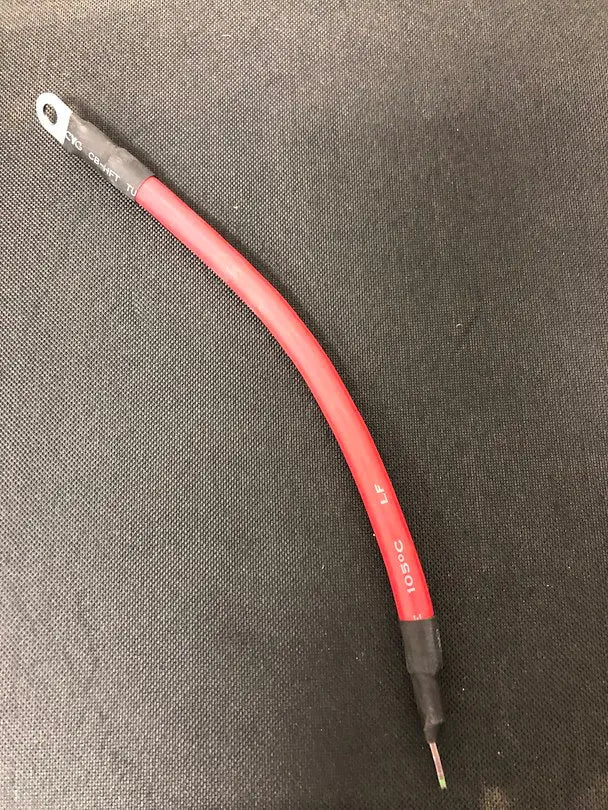 HELIX RACING Battery Cable Red 8 ft - High-Quality Automotive Wiring