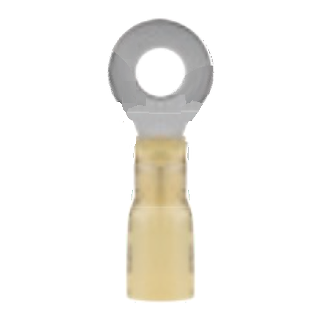 ANCOR 312225 Heat Shrink Ring Terminal, 12-10 AWG, #8 Stud