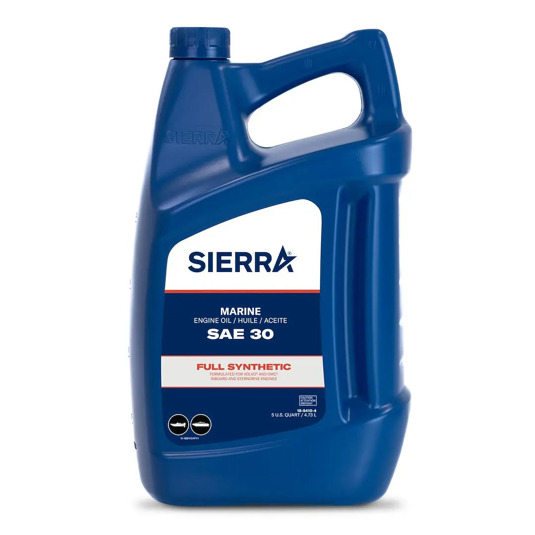SierraMarine Full Synthetic Engine Oil SAE 30 - Part Number 1894104