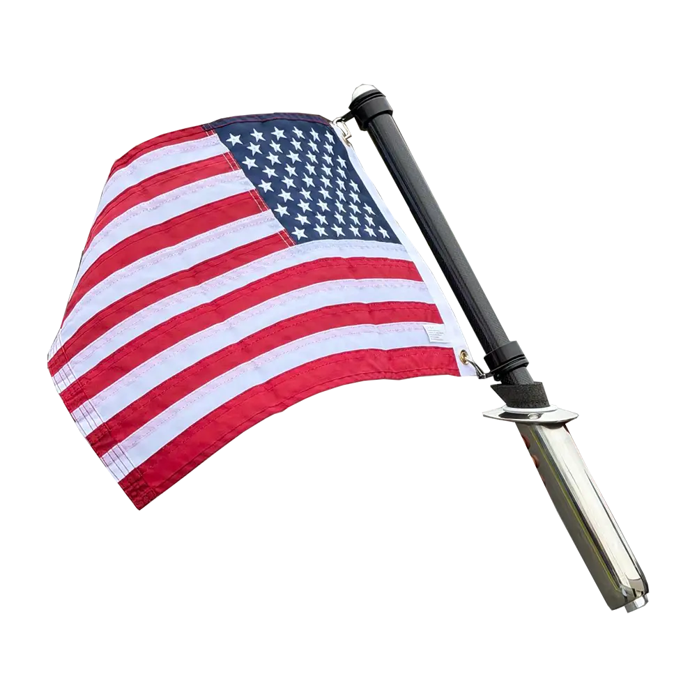 Taco Metals Carbon Fiber Flag Pole with J-Lock – Lightweight and Durable Marine Flagpole