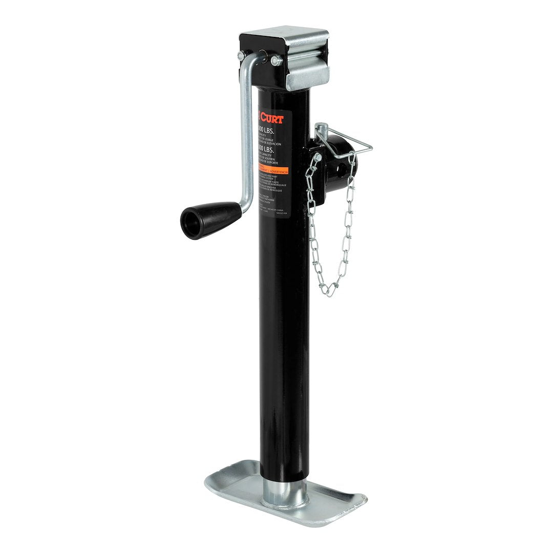 CURT Manufacturing Pipe-Mount Swivel Trailer Jack, Part Number 25005