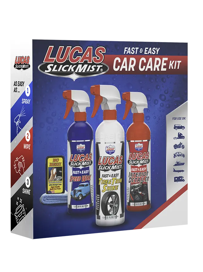 Lucas Oil Slick Mist Appearance Kit – Enhance Your Vehicle’s Shine and Finish