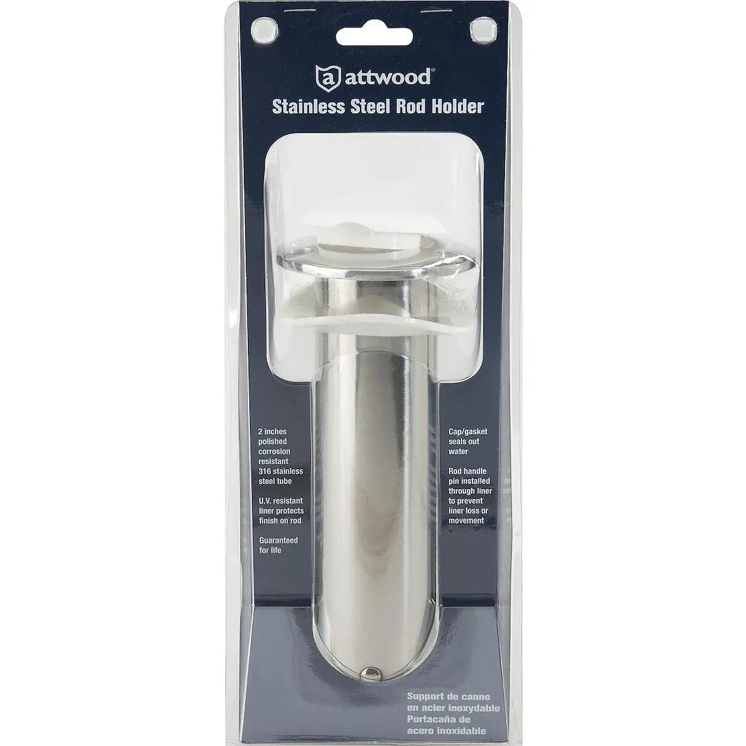 Attwood Marine ASM-RH 2.0' Open Stainless Steel 0 Degrees – Right Hand Side
