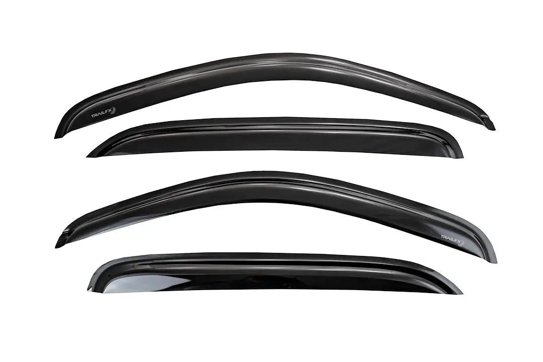 TrailFX T844528H Window Visors for Chevy Silverado and GMC Sierra (2014-2016) - 4-Piece Set by TRAILFX