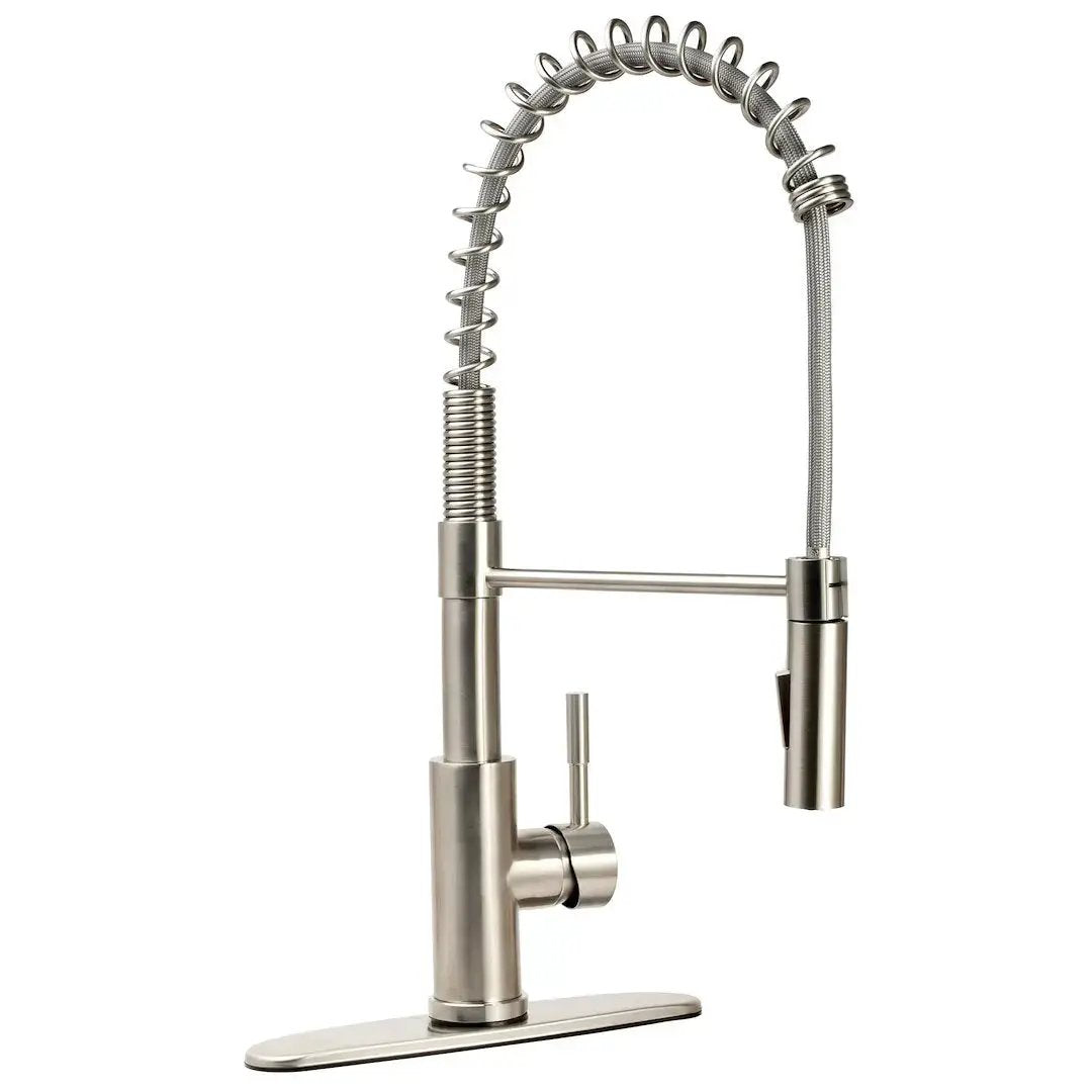 DURA FAUCET MK504SLKSN Streamline Coil Pull-Down RV Kitchen Faucet by DURA FAUCET