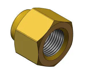 AP Products 3/8 Inch Short Forged Flare Nut - Durable and Reliable Automotive Fitting