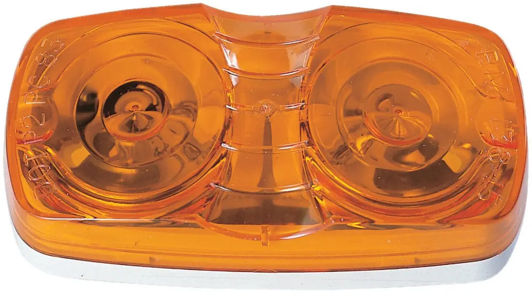 Peterson MFG V138A Oval Clearance Light – Clear Amber