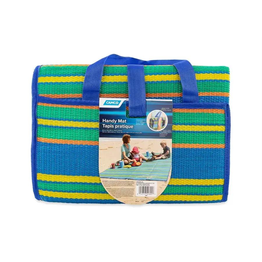 Camco Handy Mat with Stripes Model 42805 – Durable Multi-Purpose Mat for Home and Outdoor Use by CAMCO