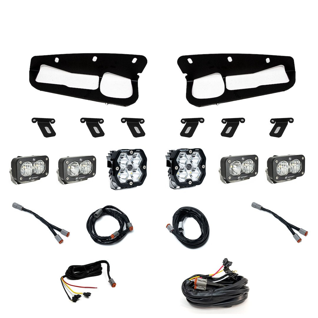 Baja Designs Ford Bronco (2021-2025) S2 Sport D/C C LED Light Conversion Kit