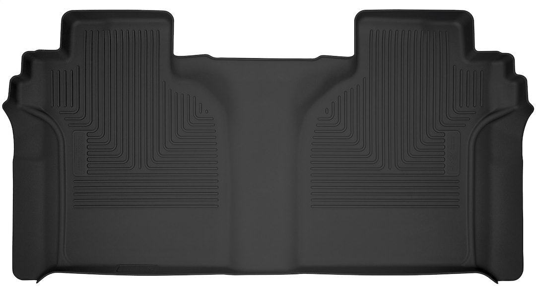 Husky Liners 54201 Second Seat Floor Liner for Chevrolet Silverado and GMC Sierra 1500, 2500 HD, 3500 HD (Black)
