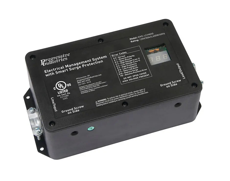 Progressive 30 Amp Surge Protector HAR EMSLCHW30 for Reliable Power Protection