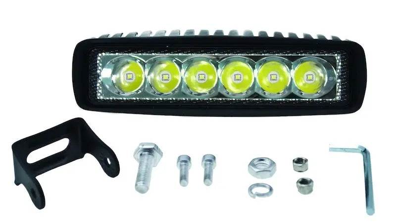 HELLA Mini LED Bar 6 LED Ped Off Road Spot Light - Model 357203011