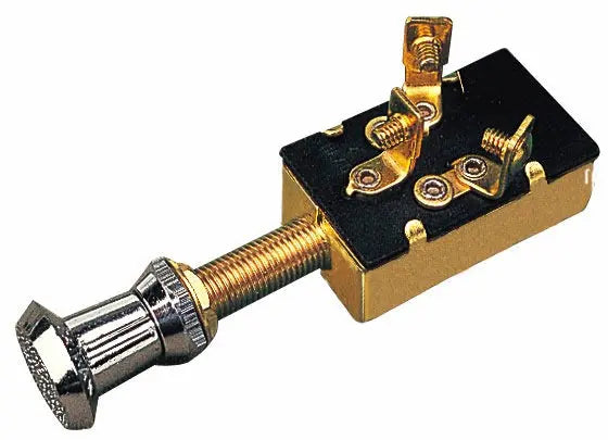 Sea Dog Brass 3-Position Off/On/On Switch - Part Number 4204101