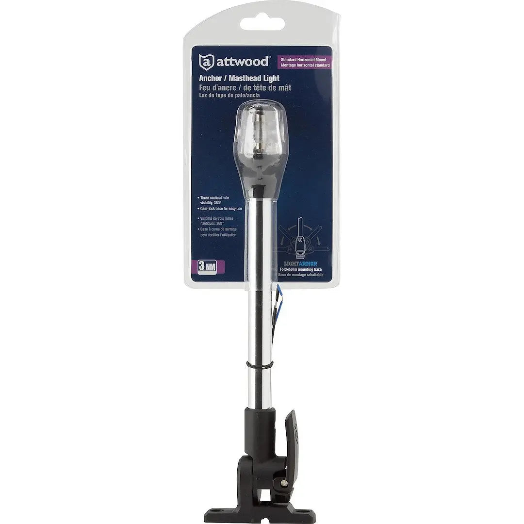Attwood Marine ASM-LT Masthead Flood Light, 12 Inches