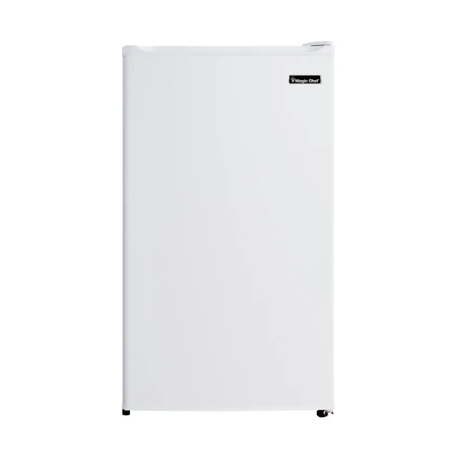 Magic Chef MCBR350W2 3.5 Cu Ft Refrigerator with Manual Defrost